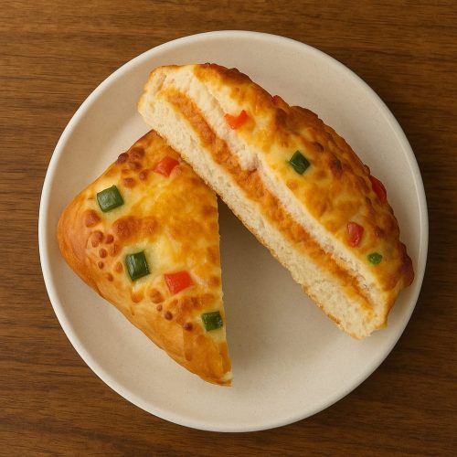 Chicken bread slice